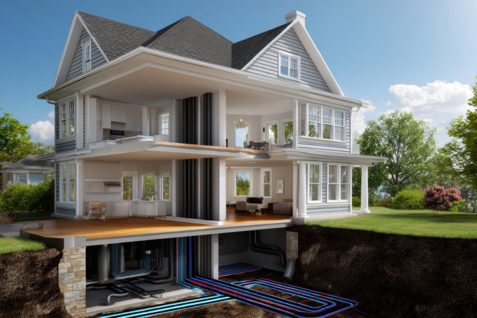 Geothermie-Förderung – Mehrfamilienhäuser ab drei Einheiten. Bild: © Jirawatfoto - stock.adobe.com